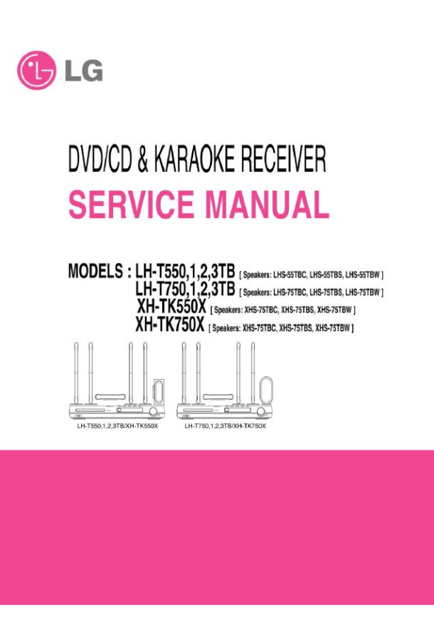 LH-T550, LH-T750, XH-TK550X, XH-TK750X